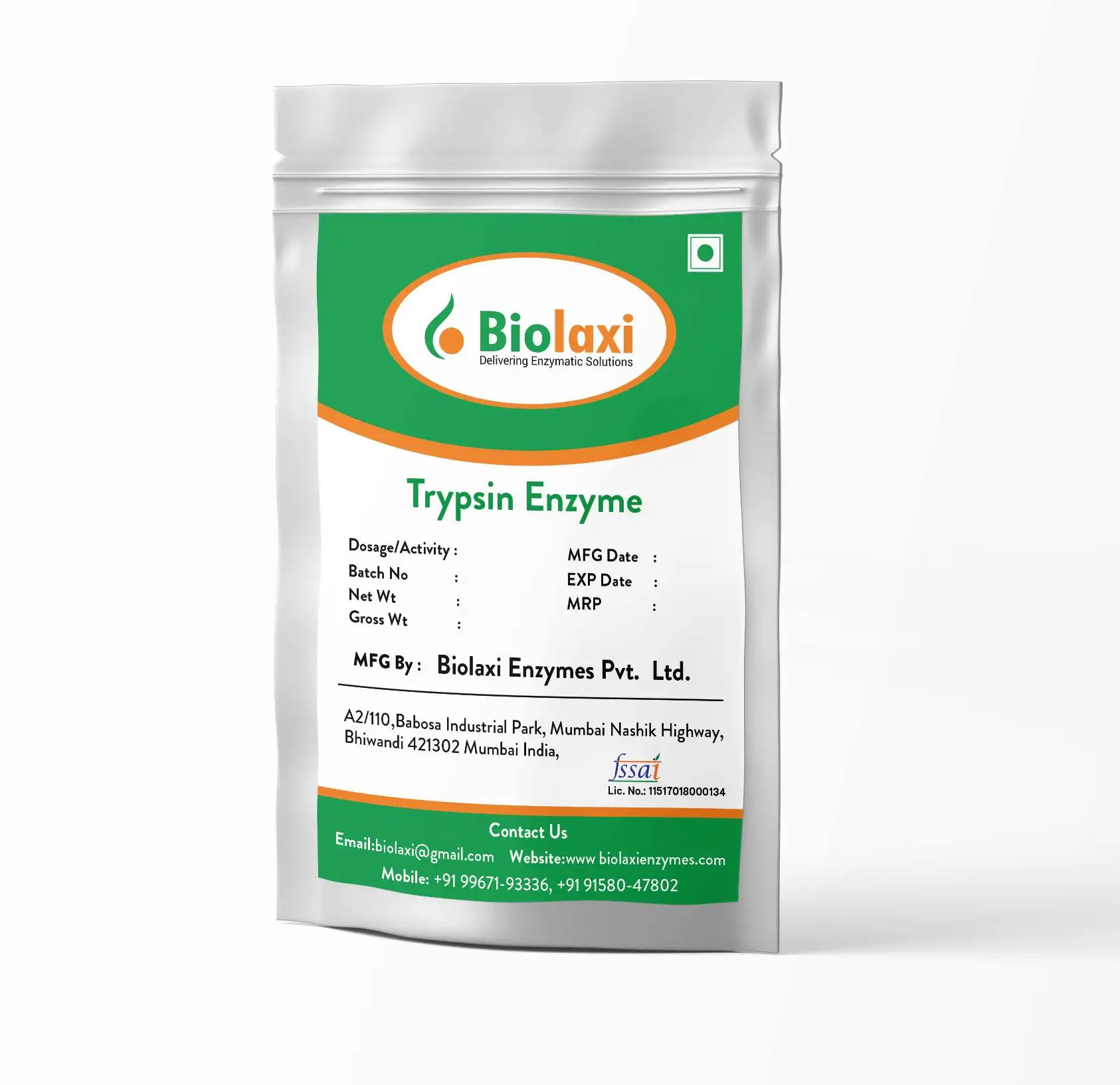 Enzyme xử lý da: chất làm mềm da trypsin