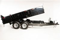 Remorque de chantier agricole 7x14 avec capacité de charge supérieure à 10 000 lb, système hydraulique haute précision |   Nouvelle garantie de 3 ans 598PCR