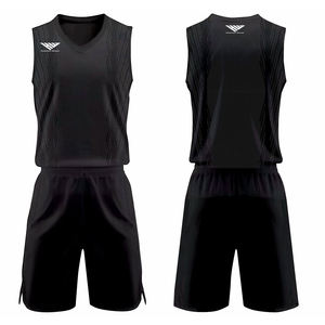 Uniforme de volley-ball sans manches personnalisable pour hommes, pour vêtements d'hiver imprimés, faible MOQ, vente en gros OEM, ensembles d'uniformes teints en uni - Product Image 2