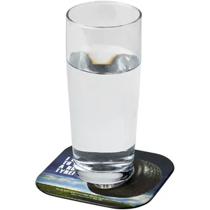 Sottobicchiere Promozionale Sostenibile Brite-Mat, Strumento di Merchandising Ecologico - Product Image 1