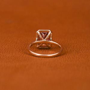 แหวน14KT สีทองประกายแวววาวสุดหรูเครื่องประดับเพชรที่สวยงามสำหรับวันครบรอบวันแต่งงานงานหมั้นในโอกาสพิเศษแบบคลาสสิก - Product Image 4