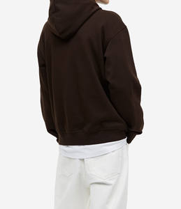 Sudadera con Capucha Extra Grande para Hombre, con Logotipo Estampado Personalizado, al por Mayor, Ropa Casual de Invierno, 100% Algodón, Felpa, con Cierre - Product Image 3