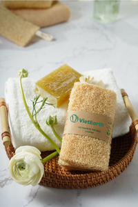 Gommage corporel au chanvre le plus vendu Éponge naturelle en loofah Luffa biologique pour hommes et femmes Produits de douche tendance - Product Image 6