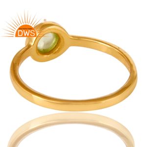 Anillo apilable de piedras preciosas de peridoto Natural de plata de ley más vendido, joyería para mujer, regalo para ella - Product Image 3