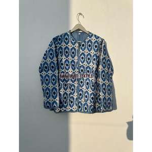 Veste en coton de style bohème en gros Vintage matelassé imprimé floral broderie respirant et nouveau style de fabrication à bas prix - Product Image 1