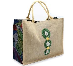 Sac fourre-tout promotionnel en jute spacieux personnalisable Design polyvalent pour les événements et les solutions d'emballage de cadeaux - Product Image 1