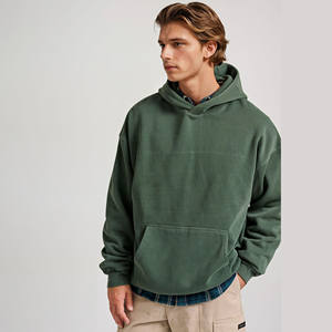 Meilleure qualité matériel durable hommes sweats à capuche bas quantité minimale de commande haute qualité vierge plaine lourd sweats à capuche surdimensionné - Product Image 1