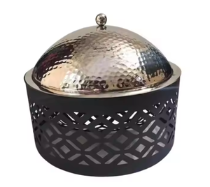 Round Metal Stand Chafing <b>Dish</b> Customized Casserole Party Buffet Kitchenware Hotpot For Home Hotel & Wedding Food Server Usage - Product Image 5