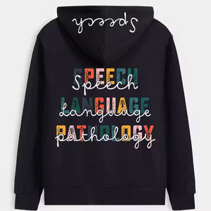 เสื้อฮู้ดผ้าฟลีซผ้าฝ้าย100% พิมพ์ลายสกรีนผ้าไหมสไตล์วินเทจโอเวอร์ไซซ์ซักได้น้ำหนักมากสำหรับผู้ชาย - Product Image 3