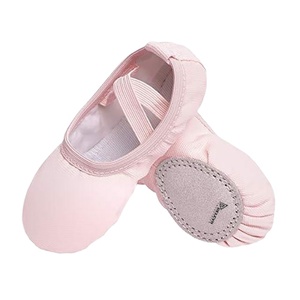 Zapatillas de Ballet de Lona Transpirable Personalizadas, Suela Dividida Suave, Ligeras, para Mujeres, Niñas y Niños, para Práctica y Actuación - Product Image 3