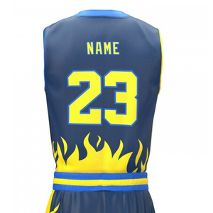 Uniforme de baloncesto con diseño profesional, uniforme de baloncesto unisex, buen material, superventas - Product Image 6