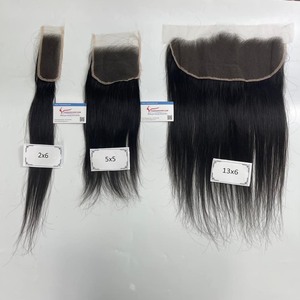 Pelucas de cabello humano vietnamita virgen 100% transparente de lujo para Swiss HD Lace de Thanh an Natural Look Ready for Styling - Product Image 2