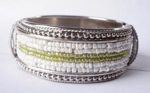 กำไลข้อมือโลหะเงินโบราณแบบดั้งเดิมเคลือบสีทองแดง สไตล์โมเดิร์น  สำหรับส่งออก มีหลายแบบให้เลือก - Product Image 3