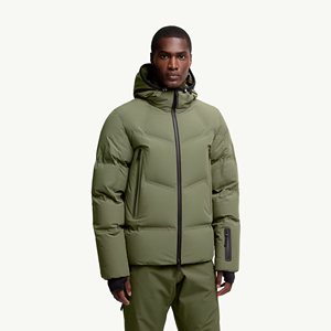 Veste matelassée pour homme sur mesure, résistante au froid extrême, chaude, coupe-vent, multi-poches pour l'hiver par Marfa International - Product Image 2