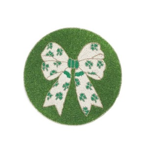 แผ่นรองจานปักลูกปัดแก้วสไตล์พุทธศิลป์ทำมือ - ปรับแต่งขนาดและสีได้สำหรับงานเลี้ยงอาหารค่ำ ตกแต่งบ้าน - Product Image 5