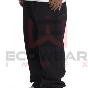 <b>Men</b> New Fashion Casual Street Wear <b>Jean</b> Pant Hot Sale Baggy Made in Pakistan Cheap Streetwear Pants Cotton Baggy - Product Image 4