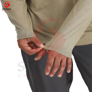 Nueva ropa de pesca barata para hombres, ropa de pesca de manga larga, fabricante de sudaderas con capucha de pesca en blanco personalizado - Product Image 4