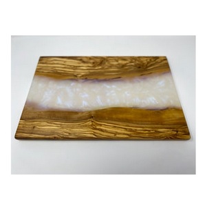 Precio al por mayor Diseño único decente Posavasos de resina y madera de nogal ecológico natural para tipos de tazas - Product Image 1