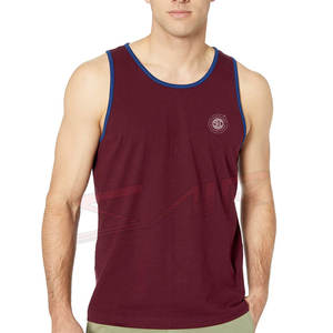 Débardeur d'été de haute qualité pour hommes pour Fitness Gym exercice respirant tricoté imprimé uni Style de musculation usine directe - Product Image 2