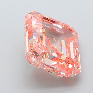Diamante en Bruto Cultivado en Laboratorio Rising Diamond de 30.11 Ct, Corte Asscher, Color Rosa Intenso, Claridad VS2, Certificado IGI para Joyería - Product Image 4