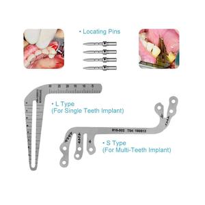 Juego de Calibradores de Profundidad para Localizador de Guía de Taladro Dental de Acero Inoxidable Manual Profesional |   Instrumento Quirúrgico Reutilizable de Alta Calidad - Product Image 2