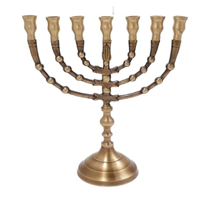 Arbre conçu art de cérémonie juive Menorah religieuse Hanukkah, juif 9 bras Menorah Hanukkah disponible aux prix de gros - Product Image 6