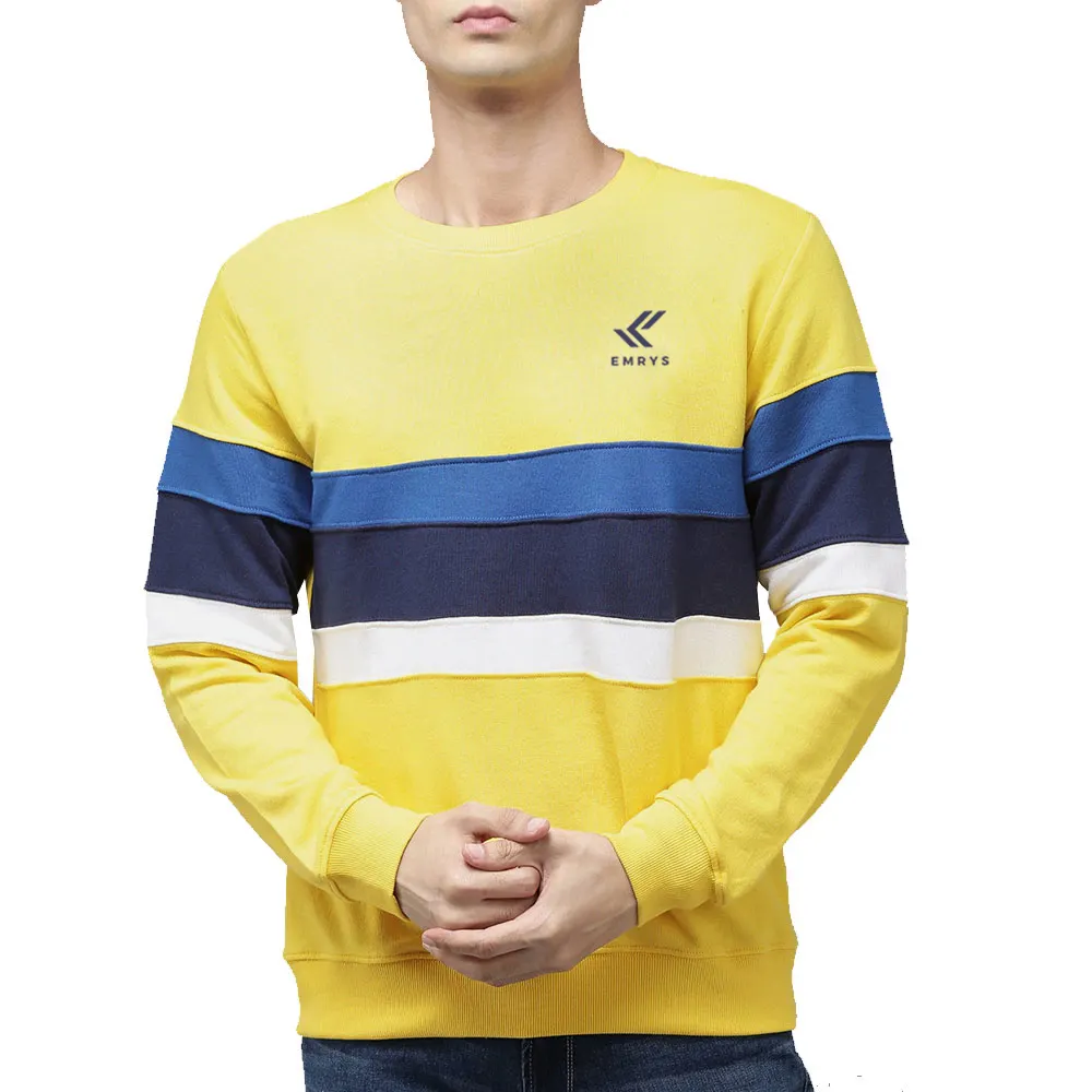 Casual Heren Sweatshirts Losse Street Wear Top Plus Size Custom Heren Effen Geverfde Sweatshirts