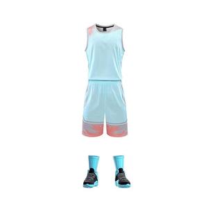 Ensemble d'uniformes de basketball respirants personnalisés de haute qualité avec un design sublimé 3D dernier cri en 100 % polyester et impression de logo OEM - Product Image 1