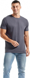 Camiseta 100% de algodón con cuello redondo para hombre, camiseta de manga corta con estampado holgado, estilo callejero informal de verano con estampado de moda - Product Image 5
