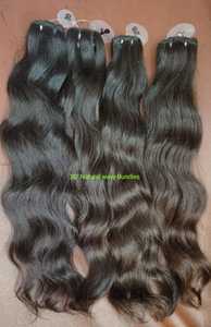 Bundles de cheveux indiens Remy wefted naturels de couleur claire de 20 pouces Extensions de cheveux humains bruts de qualité supérieure - Product Image 4