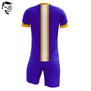 Uniformes de Fútbol para Adultos de Alta Calidad, Servicio OEM, Transpirables, Ligeros, de Secado Rápido, Elásticos, 100% Poliéster, Antibacterianos - Product Image 4