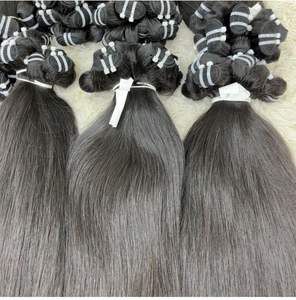 Extensions de cheveux vierges 100% de haute qualité, droits naturels, grand stock de cheveux bruts vietnamiens, cheveux humains de haute qualité - Product Image 1