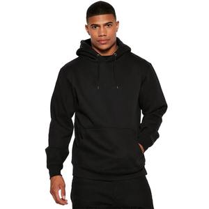 Men's Casual 100% Cotton <b>Oversized</b> <b>Hoodie</b> <b>Black</b> Pullover with Custom Logo Print Boxy Fit ODM Supply - Product Image 1