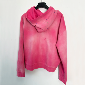 YUCHEN Streetwear Custom <b>Embroidery</b> Heavy Weight <b>Sweatshirt</b> Rhinestone Boxy Cropped Oversized Hoodies Men - Product Image 2