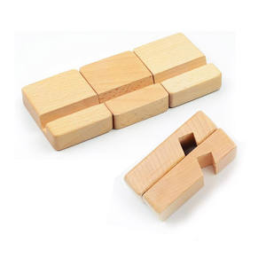 Soporte para teléfono de madera personalizado grabado logotipo ecológico a granel barato - Product Image 3