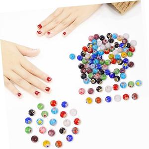 Collar de cuentas de cristal y Murano de moda india hecho a mano, joyería artificial y artesanías para Bisutería - Product Image 3