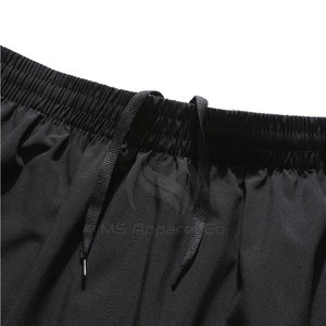 กางเกงขาสั้นผู้ชายผ้าแคนวาสสี100% เรียบง่ายผ้าแคนวาสสีทึบพร้อมดีไซน์ระบายอากาศแห้งเร็วเป็นมิตรกับสิ่งแวดล้อมสำหรับชุดลำลอง - Product Image 2