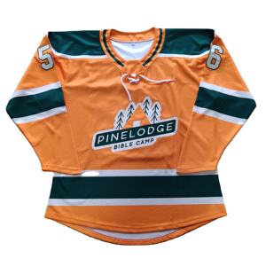 Jersey de hockey de color personalizado de ropa deportiva con número | 100% poliéster transpirable personalizado impreso camiseta de hockey sobre hielo - Product Image 5