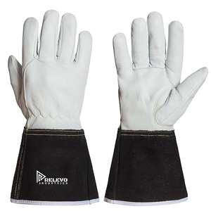 Guantes de trabajo de cuero partido para pedidos al por mayor, resistentes al calor, guantes de seguridad para soldadura, protección laboral industrial para pedidos al por mayor - Product Image 3