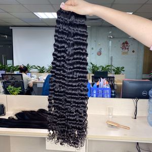 Extensión de cabello Remy vietnamita virgen Super doble dibujado profundo ondulado estilo tejido cabello humano crudo - Product Image 1