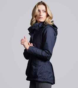 Women winter horse riding jacket breathable flexible stretch material warm durable equestrian coat customized logo women riding - Product Image 2