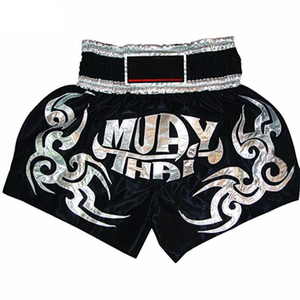 High Quality Factory Wholesale Plain Stretchy Fight Boxing Muay Thai Shorts - Product Image 4