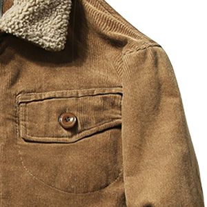 Chaqueta suave y duradera de moda para hombres más demandados Ropa de exterior de alta calidad Chaqueta de Sherpa de algodón para hombres Chaqueta de Sherpa Cálida - Product Image 4