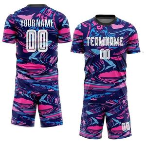 Ensemble d'uniformes de football pour enfants avec logo personnalisé de haute qualité Nouveaux vêtements de sport avec maillot et short de haute qualité Service OEM - Product Image 5