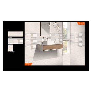 Vente en usine Carrelage de Sol Brillant et Brillant de Luxe de Meilleure Qualité, Design Moderne 30x90, Blanc Super Pur pour Villas, Premier Exportateur Indien - Product Image 3