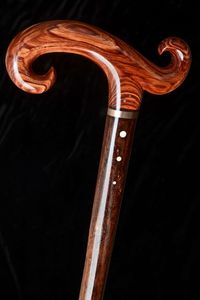 FOURNIR Prix Canne en bois réglable avec nœuds multiples Bâton de marche en bois solide pour les aînés par Standard International - Product Image 4