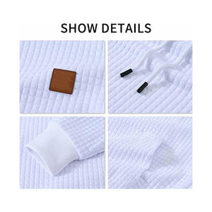 Sweat à capuche pour hommes French Terry Oversized Blank Sweats à capuche & Sweatshirts pour hommes - Product Image 3