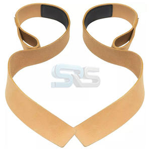 Premium Quality Leather Lifting Straps Adjustable Fitness Workout Straps for <b>Compression</b> Custom Logo Heavy Duty Gym Accessories - Product Image 4