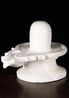 Sculpture d'art unique en marbre poli avec des motifs religieux et floraux - Articles de décoration intérieure personnalisés