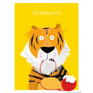 Modern Design Set of 3 30 X 40 cm Paper Cat <b>Posters</b> for Children's Room - Product Image 3